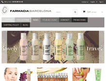 Tablet Screenshot of farmaciabarcelona.com